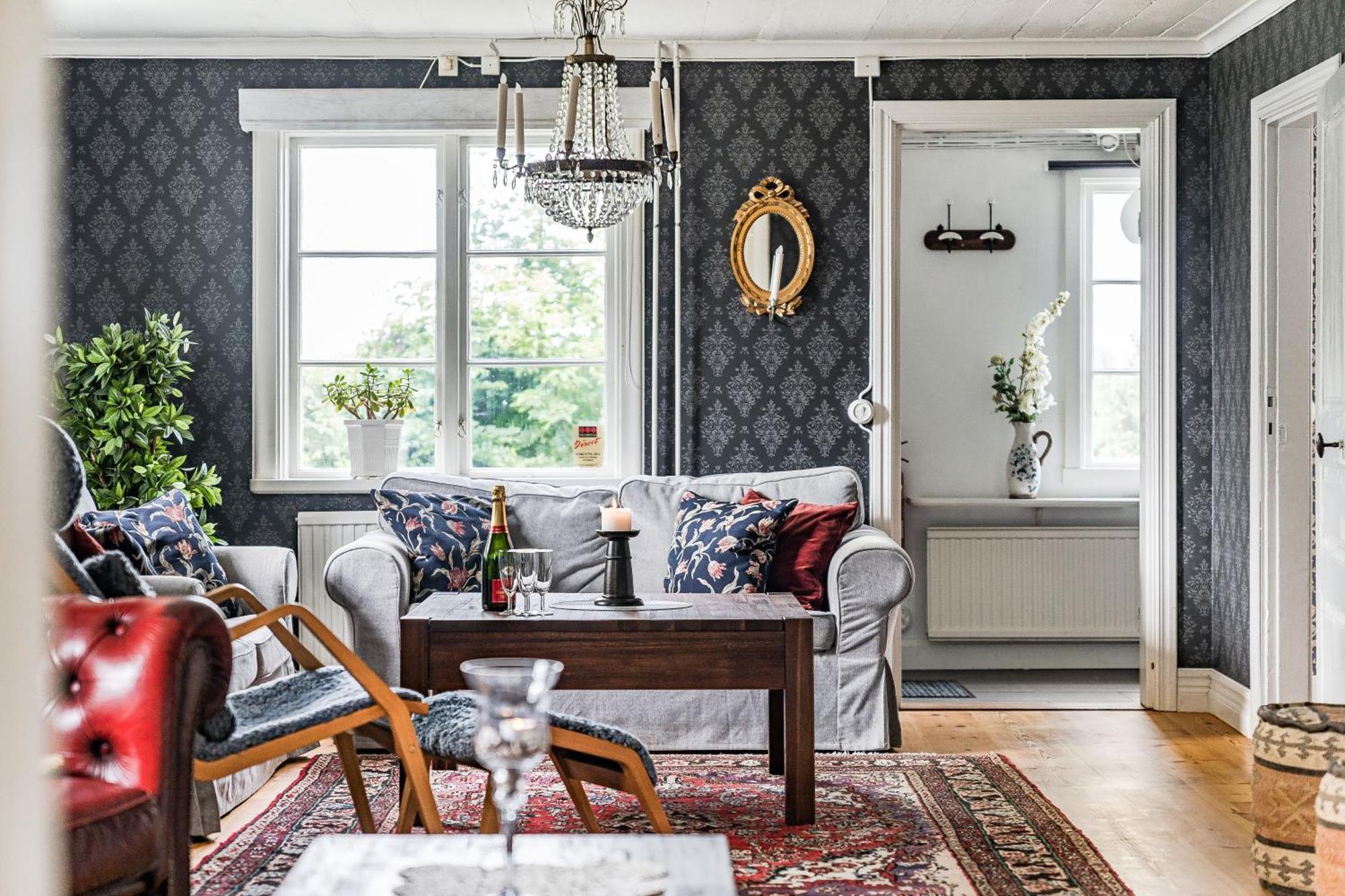 Stubbegarden - Unique Swedish Style With Fireplace วาดสเตียนา ภายนอก รูปภาพ
